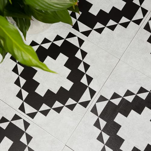 VICTORIAN TILES peel and stick vinyl floor tiles 11 tiles (1SQM)