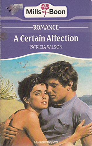 Certain Affection 0263759636 Book Cover