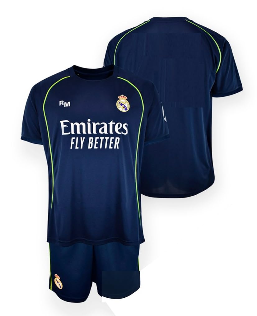 Real Madrid Home 25/26 Kids Kit - Size 116 to 164 - Season 2025/2026 - Local Kids Kit - Official Fan Product