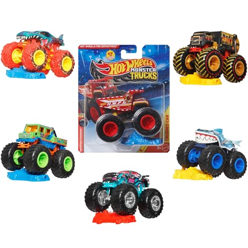 Hot Wheels Monster Truck Coches de Juguetes 1:64 (Modelos Surtidos, selección aleatoria), FYJ44