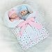 BEIAKE Reborn Babys Full Vinyl Kann in Wasser Gebadet Werden Spiel Haus Spielzeug Entzückende Bebe Puppen Baby Geschenk Spielzeug,Twins Quilt,26cm/10inch