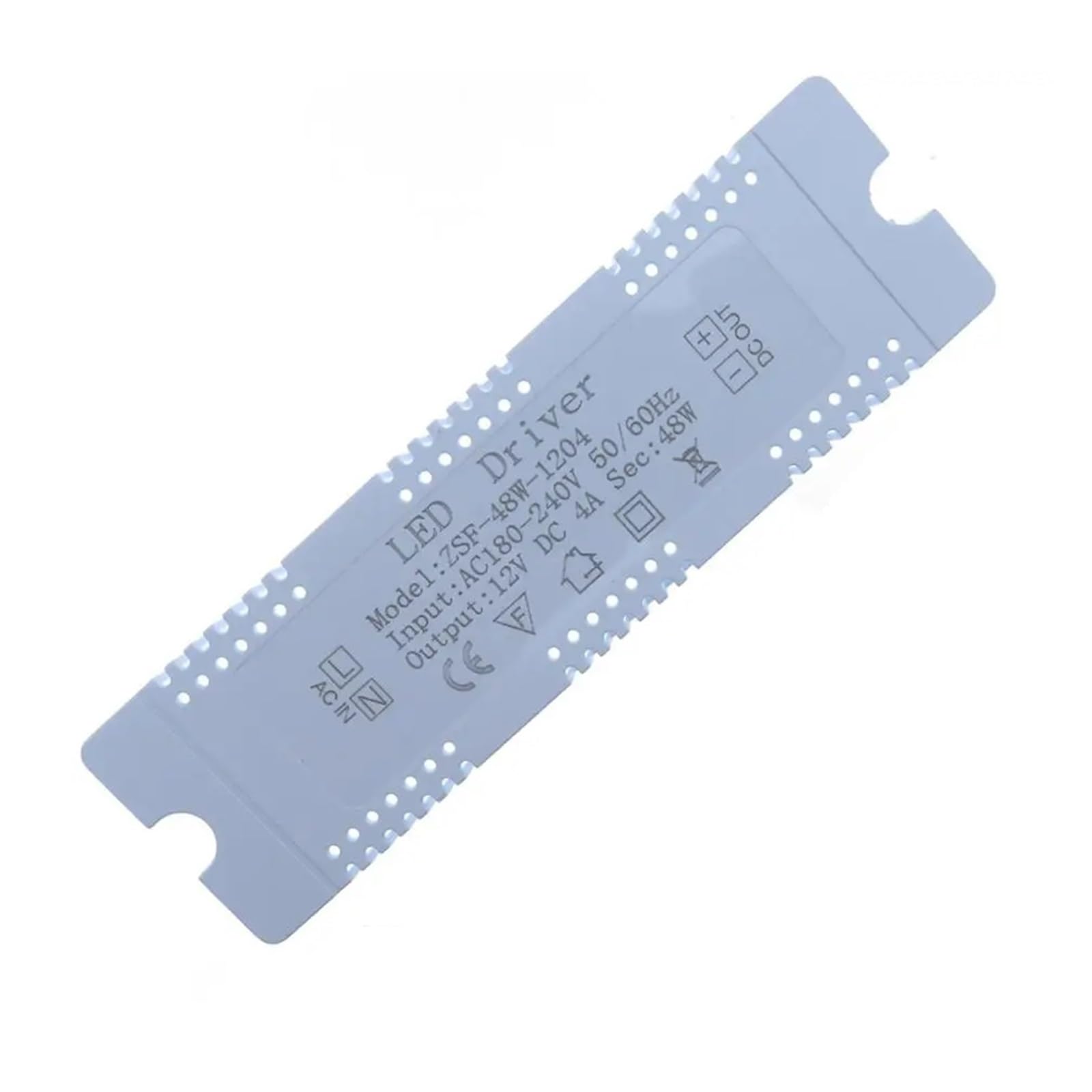 transformador de la iluminación de la fuente de alimentación de la transferencia 48W 12V, fuente de alimentación del adaptador 4A del conductor de la tira del LED LED