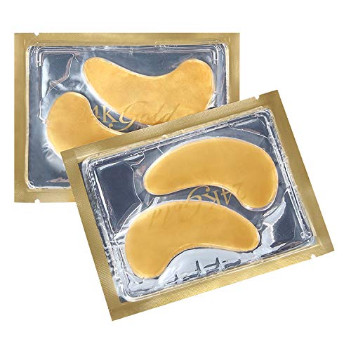 Under Eye Patches - Under Eye Mask for Dark Circles Collagen Eye Mask for Puffy Eyes Under Eye Bags Treatment Gold Eye Masks Skin Care Under Eye Pads