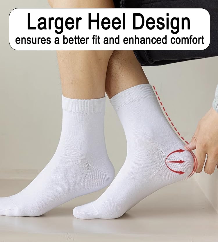 Thin 6 Pairs Mens Ankle Socks, Comfort Breathable Work Running Quarter Socks for Men - Image 7