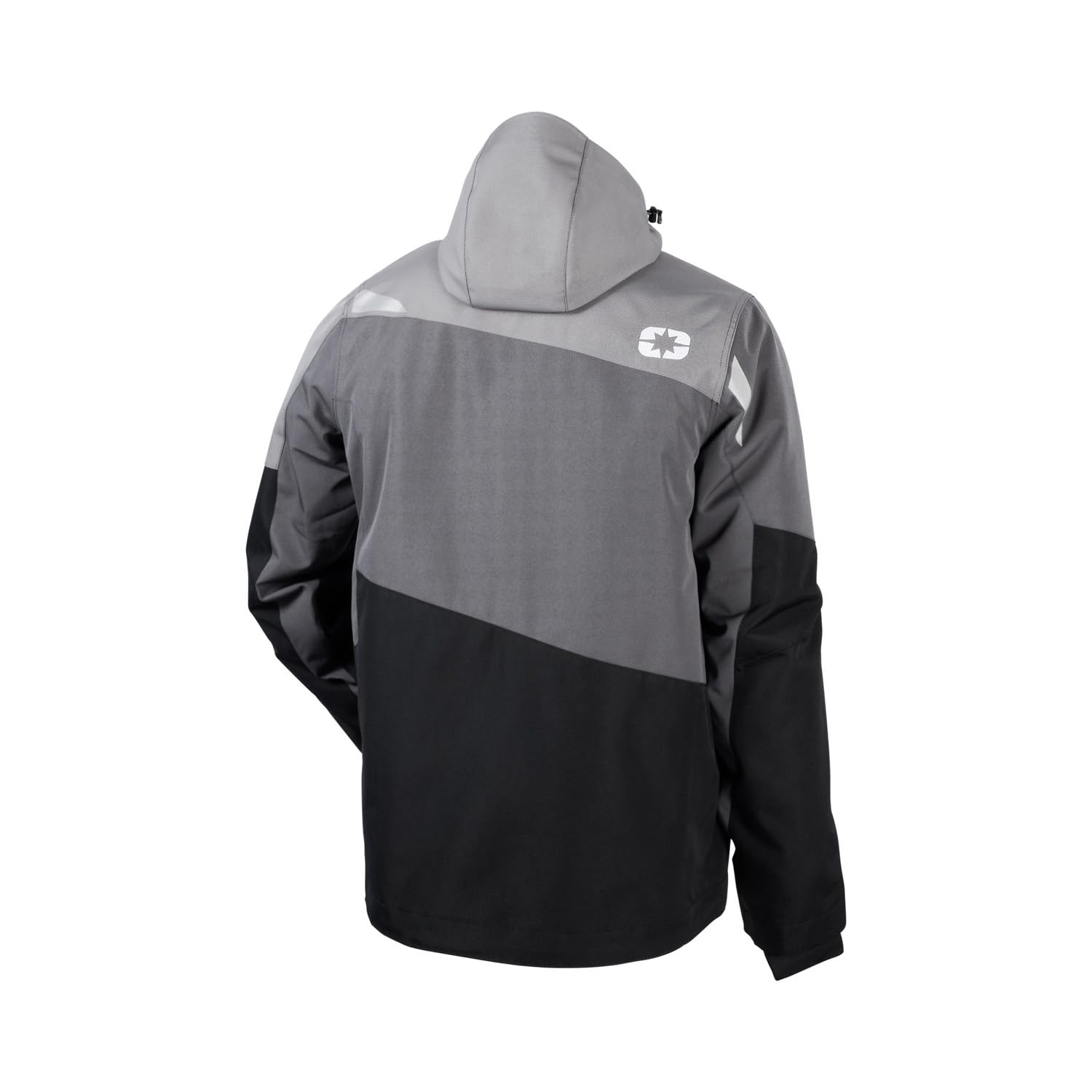 Polaris Men's TECH54 Switchback Jacket, Waterproof, Breathable, Insulated, Warm Winter Coat for Snowmobiling and Off Road Riding, Polyester, Black/Gray - 2864501