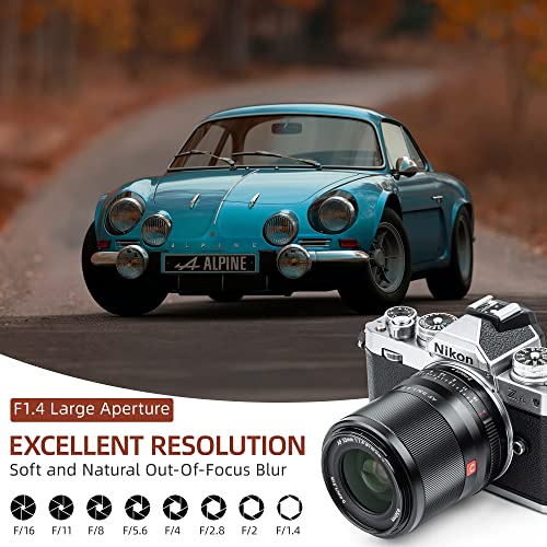 Image of VILTROX 56mm F1.4 Z Mount APS-C Lens Auto Focus Large Aperture STM Motor Support Eye-AF Z Lens Compatible for Nikon Z-Mount Mirrorless Camera Zfc Z5 Z6 Z7 Z50 Z6 Z7