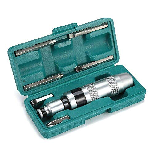 AUSYDE Lot de 7 tournevis, tournevis, tournevis à percussion, kit multifonction, large gamme d'utilisations