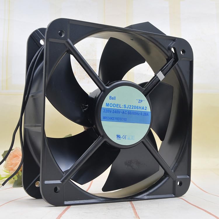 SJ2006HA2 220V 0.28A 20060 200x200x60mm High Temperature Resistant Cooling Fan