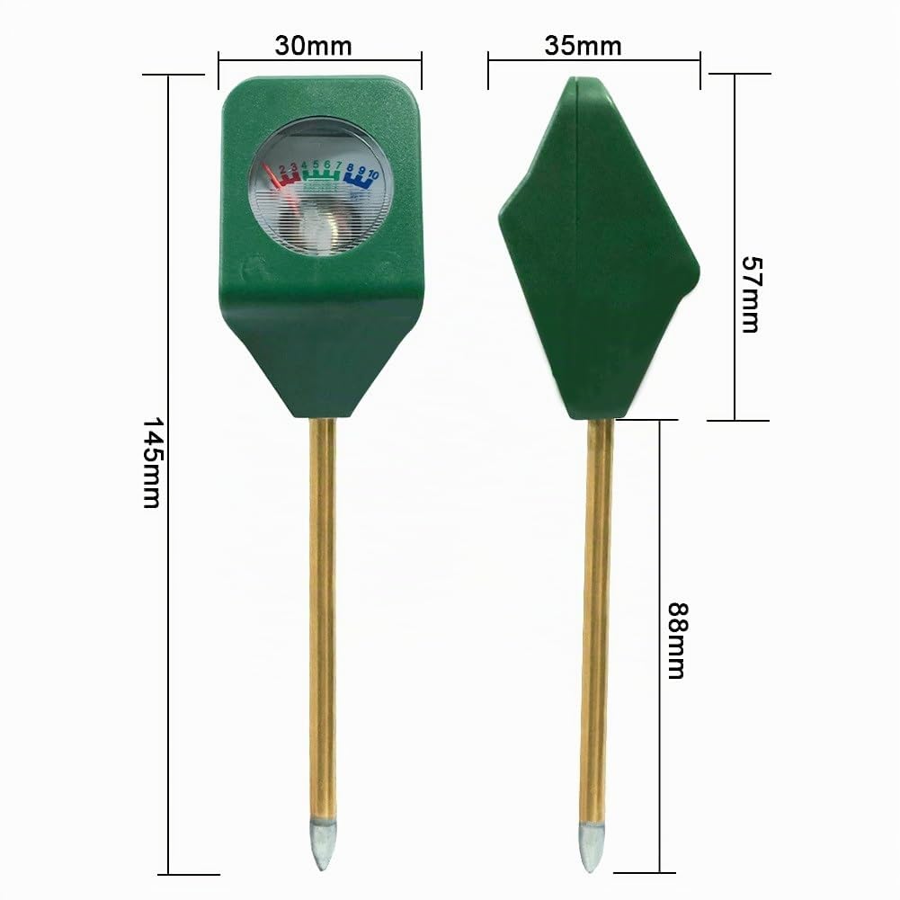 Lot de 10 mini hygromètres portables testeur d'humidité du sol pour plantes en pot