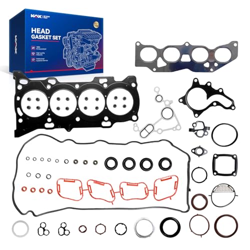 Image of KAX Engine Cylinder Head Gasket Set Compatible with Toyota RAV4 2009-2018, Camry 2010-2017, Venza 2009-2015, Scion tC 2011-2016, Highlander 2009-2019, Sienna 2011-2012 2.7L 2.5L L4, OE# HS26562PT