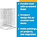 Sax All-Steel Double Sided Wire Drying Rack, 50 Shelves, 17 x 20 x 30 Inches, Steel, Black - 216782