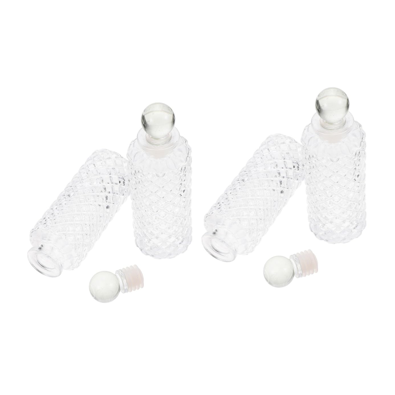 Botellas de vidrio para aceites esenciales fáciles de guardar que ahorran espacio