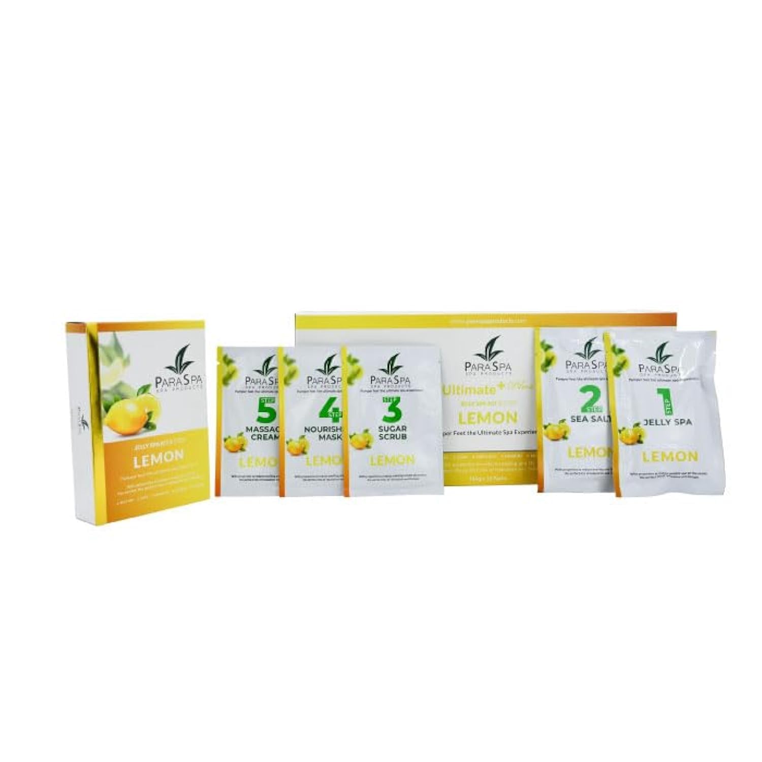 JELLY SPA PEDICURE 5 STEPS KIT - LEMON