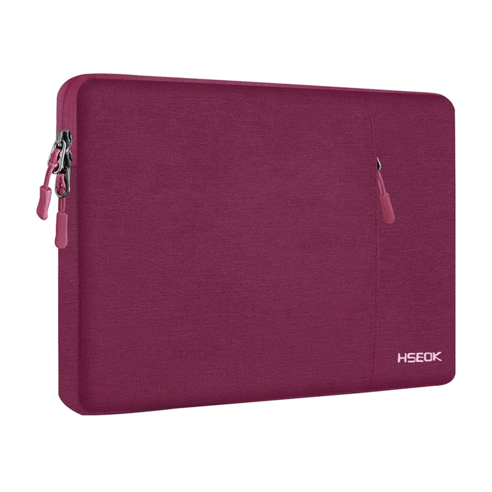 Hseok Laptop Case 15.6 Inch Sleeve, Shockproof Protective Water Repellent with Accessory Pocket,Compatible with Mac Pro 16 inch 2025-2019, Sleeve Bag