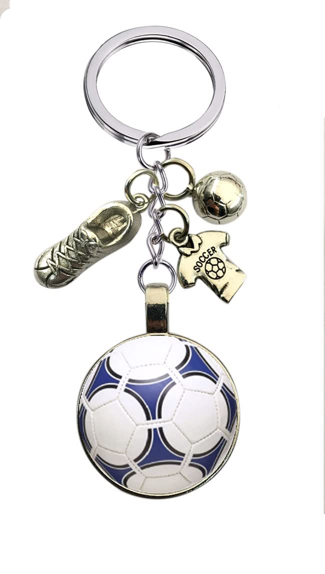 Porte-clés Personnalisable Football - 5 Modèles Au Choix, Cadeau Pour Supporters - 5