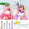 Aomig Elsa 10 Pièces Cadeau Set, Princesse Inclus Couronne avec Baguette Magique, Princesse Dress Up Accessoires Filles Diadème, pour la Décoration de Vacances, les Jeux de Rôle, les Soirées à Thème #4