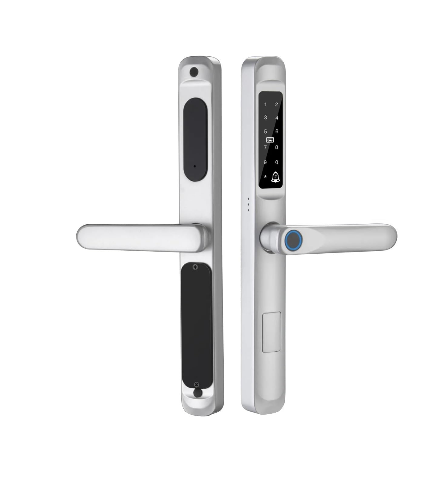 Serrure de porte intelligente électronique numérique pour sécuriser une porte coulissante
