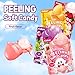 COKOC Peelable Gummies Variety Pack – 4 Fruit Flavors（Mango,Grape,Peach,Lychee) Fruit Candy Treats, 10.58oz(300g),Individually Wrapped,Easter Candy Bag