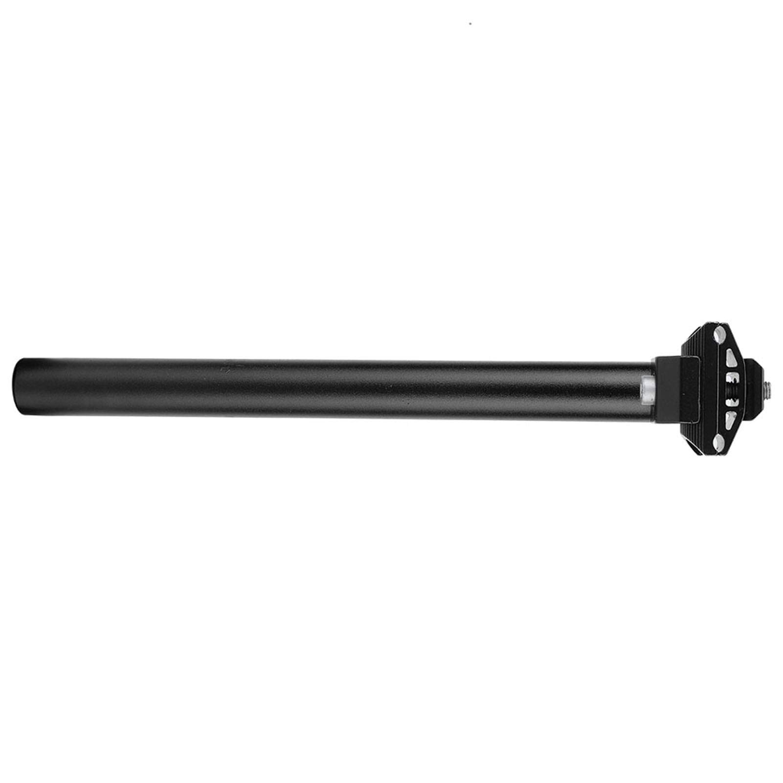 Tige de selle de vélo 25,4 x 300 mm réglable en alliage d'aluminium résistant aux chocs pour VTT, vélo de route, BMX (bleu