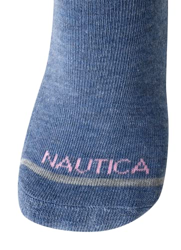 Image of Nautica Womens Low Cut Socks - 12 Pack Moisture Wicking Cushioned Athletic No Show Socks for Women