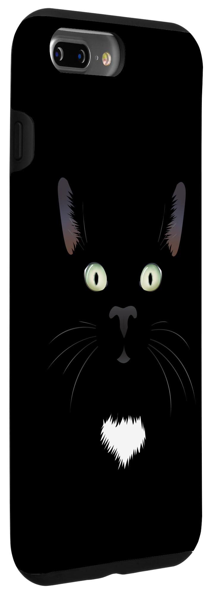 Apple - iPhone7  plus   仮  黒猫 Amazon.co.jp: iPhone 7 Plus/8 Plus かわいい黒猫 スマホケース