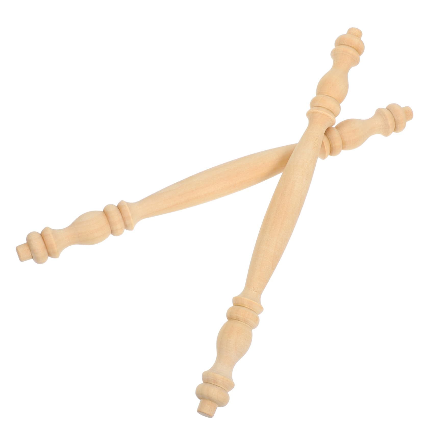 2 Piezas de Balaustres de Madera Decorativos para Escaleras Interiores y Muebles, Diseño Clásico Minimalista, Uso Versátil para Hogar y Restaurante