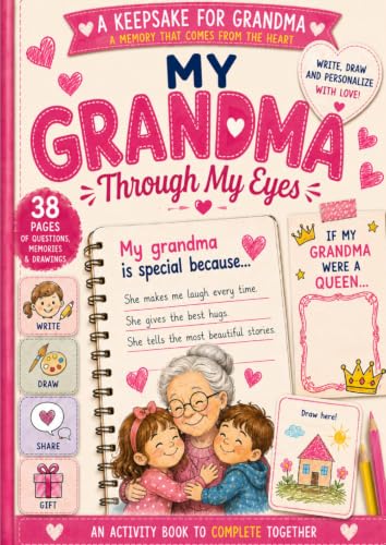 My grandma through my eyes: An uppercase activity book to complete and personalize. A unique gift for Grandparents’ Day, Grandma’s birthday, and special occasions. (My special people) image 2