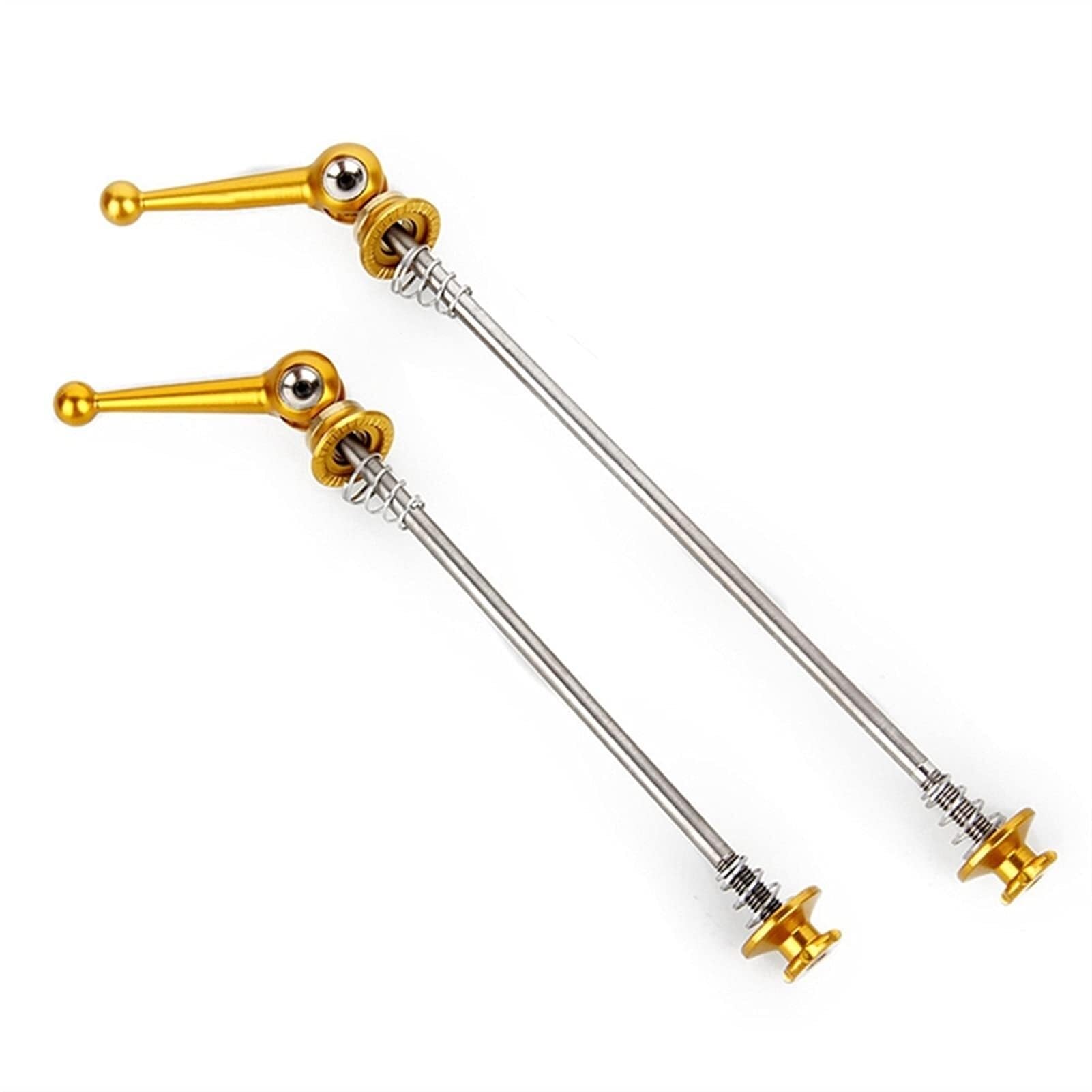 Fahrrad Schnellspanner Fahrrad-Radnabenspieße vorne und hinten, V-Bremse, Aluminium-Seitenzug-Bremssattel mit Pads, 1 Paar ultraleichtem Titan-Fahrrad