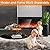 56-inch 3 Sided Electric Fireplace Insert, Cosmopolitan Fireplaces Smart WIFI Recessed & Wall Mounted Fireplace, 251 Realistic Flame Color Combinations, Low Noise 3000/1500Watt Fireplace Heater, Timer