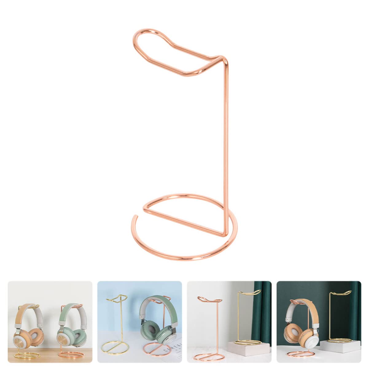 EXCEART 3pezzi Supporto Per Cuffie Leggera Da Scrivania Design Portatile Per Ufficio e Casa Semplifica Organizzazione e Risparmia Spazio Compatibile Con Tutti Modelli Di Cuffie