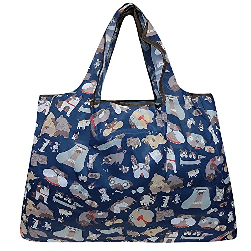 Image of allydrew Large Foldable Tote Nylon Reusable Grocery Bag
