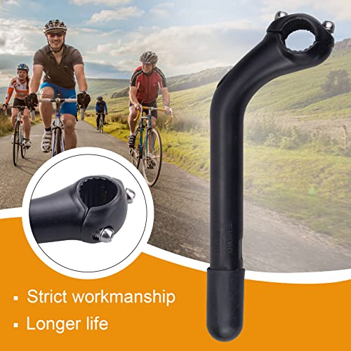 Weerock Bike Stem 220Mm*25.4Mm Aluminum Alloy Gooseneck Shape Bicycle Stem,Black #TOP4