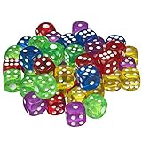 PERFEKT FÜR DEN SPIELEABEND: Ob kniffeln, knobeln oder Kasino-Spiele – mit diesem umfangreichen Set haben Sie immer genug Würfel zur Hand.