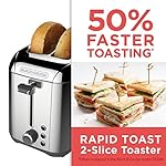 BLACK+DECKER TR3500SD Rapid Toast 2-Slice Toaster, Stainless Steel - Image 3