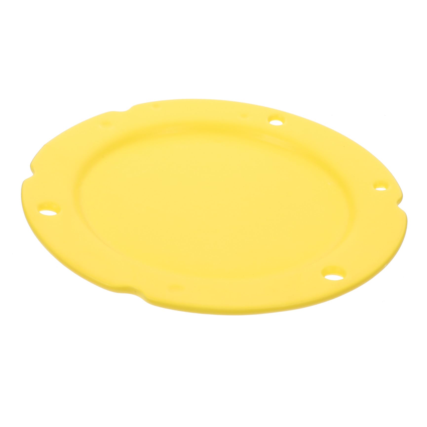 Assiette de Service Facile à Nettoyer Ranger Jaune en Céramique Forme Ronde pour Pâtes et Restaurant