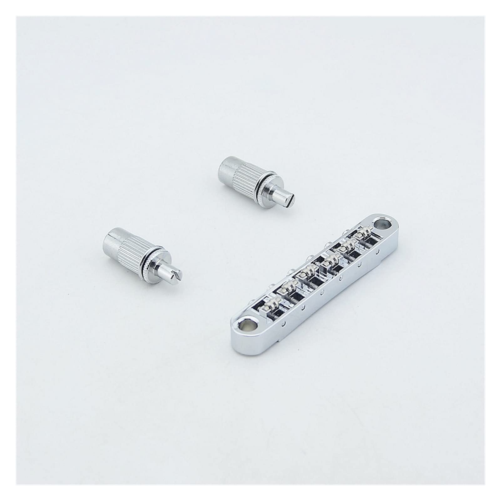 Accesorio repuesto puente 1 Set Roller Saddle Tune-O-Matic Puente De Guitarra Eléctrica