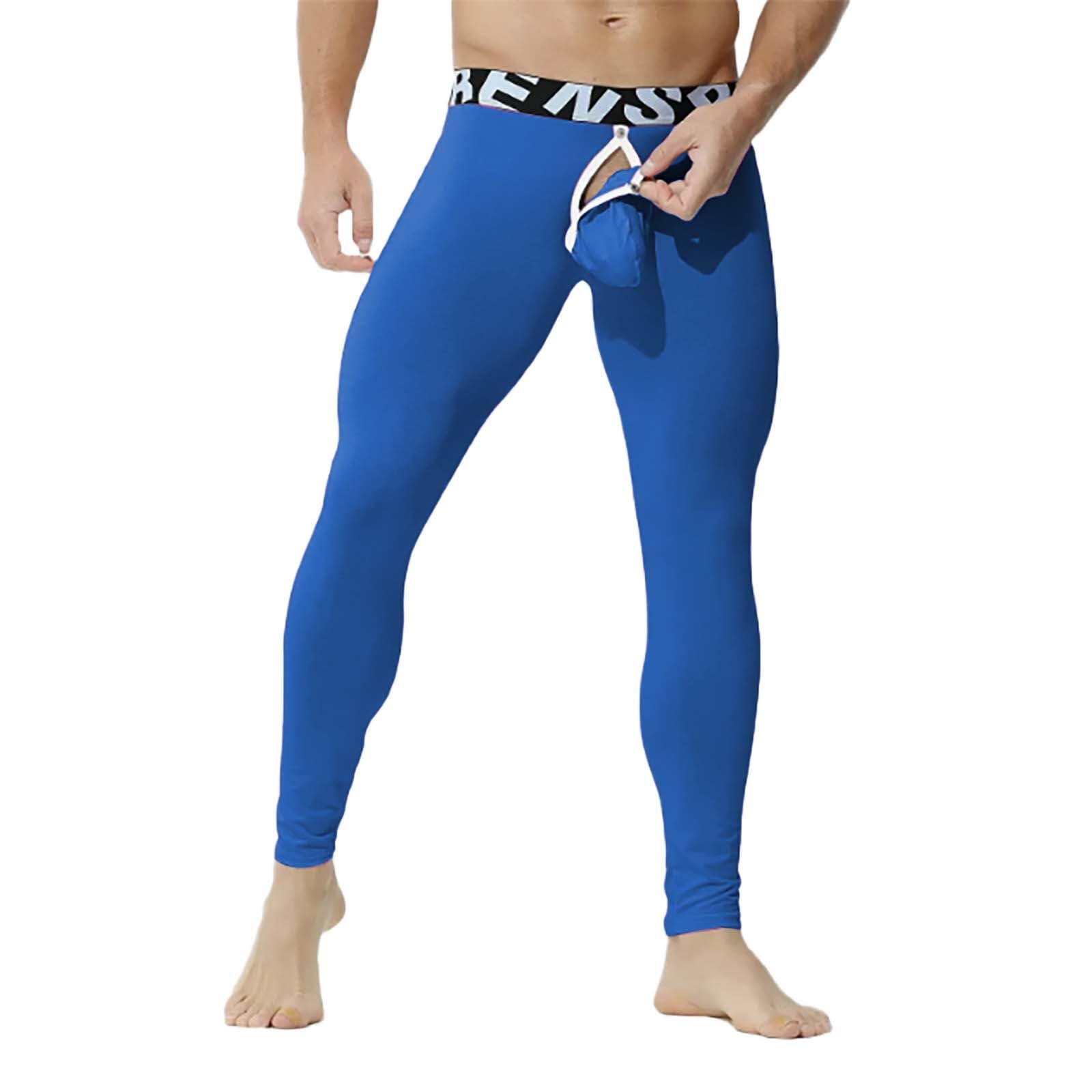 Leggings Termici Lunghi Uomo - Caldi, Imbottiti, Per Inverno, Casa E Sport, Mutande Lunghe Termiche