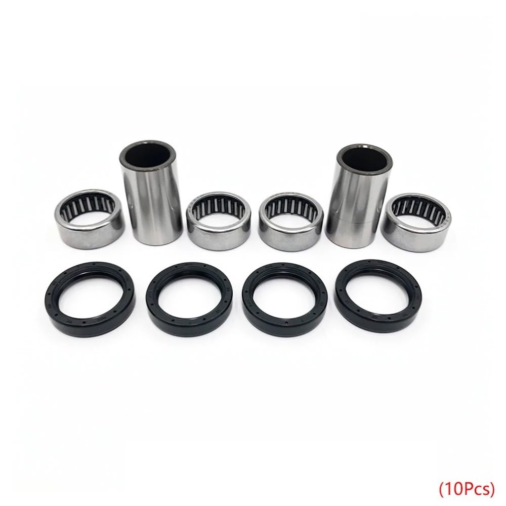 Zestaw tulei uszczelniacza łożyska wahacza Husq Husa 250 350 450 | Zestaw łożysk i tulei uszczelnienia olejowego wahacza dla Husq Husa FS FC TE TX FX 250 350 450 TE300i(Full Set)