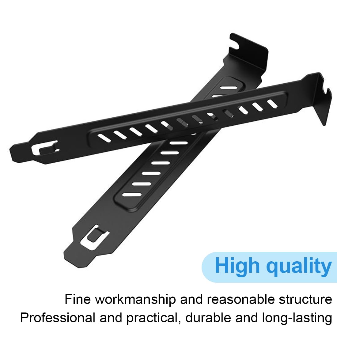 Coperture per Slot PCI, 5 pezzi Coperchi per Slot ventilati, Staffa di copertura per slot PCI ventilato in acciaio, Piastra di soppressione per PC, per PC Case flusso d'aria e antipolvere, nero