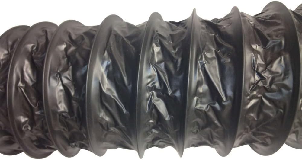 116-402-3003B 3" X 10' Black Marine Blower Hose