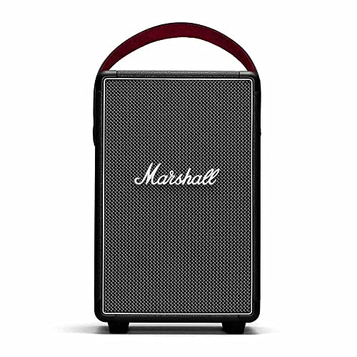 Marshall 大型ワイヤレスポータブルスピーカー TUFTON ブラック連続再生20時間/IPX2防滴仕様/急速充電/aptX対応 【国内正規品】