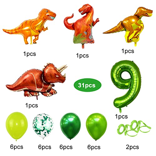 Dinosauri Feste Palloncini, 29 Pezzi Bambini 9
