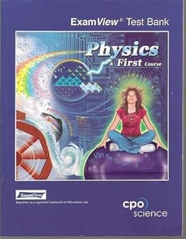 Paperback Physics: A First Course, Examview Test Bank Book