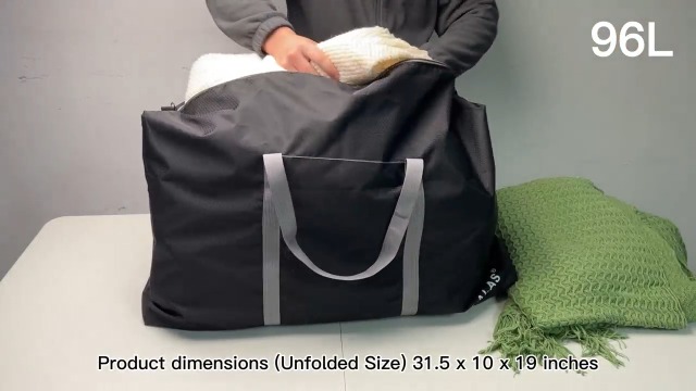 バッグ KLASICA CLASSIC DAFFLE BAG ZALALAS Travel Duffle Bag, 96L Extra Large Lightweight Holdall