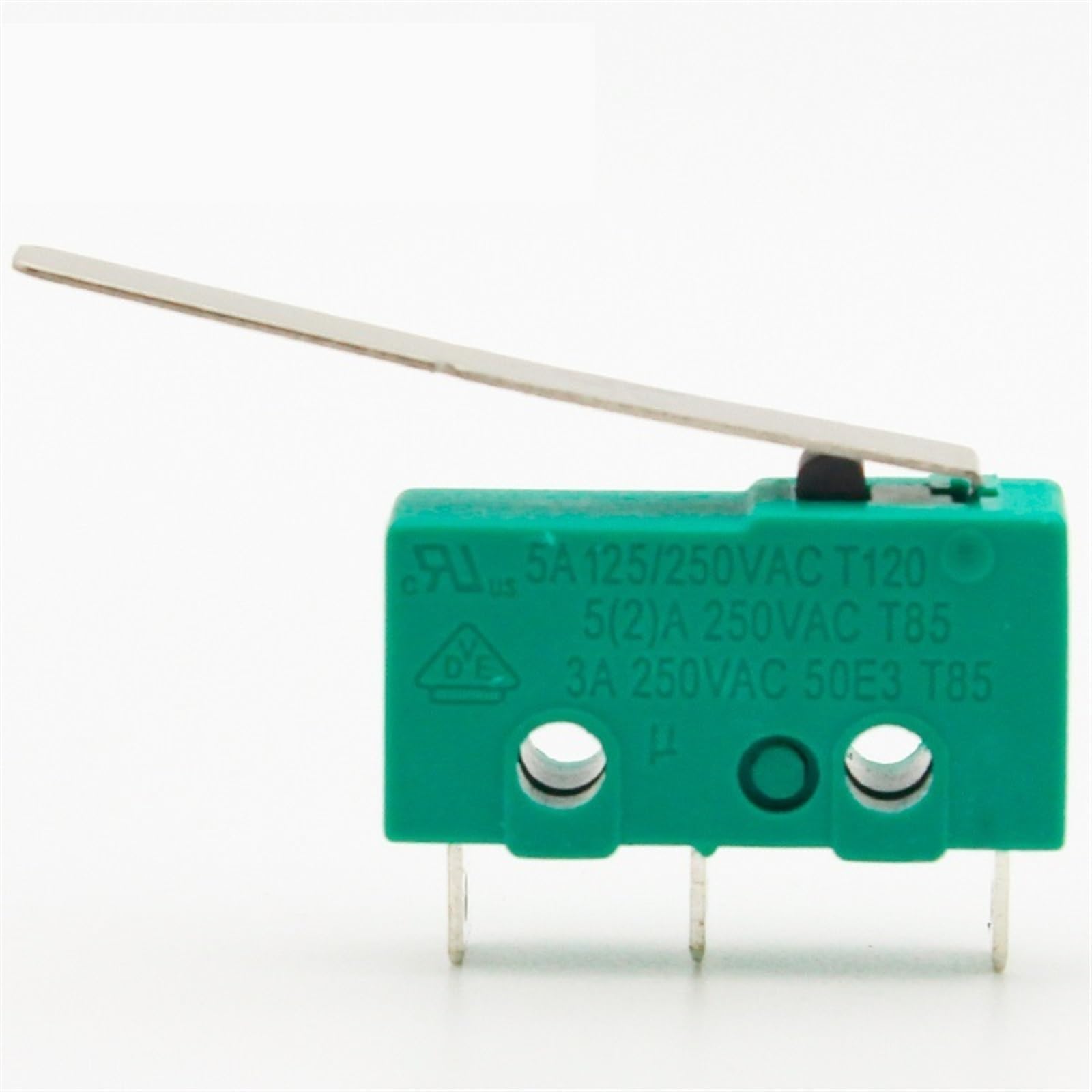 Microinterruptores táctiles de 3 pines NO+NC de 5A y mini interruptor de límite con palanca de 29mm 5