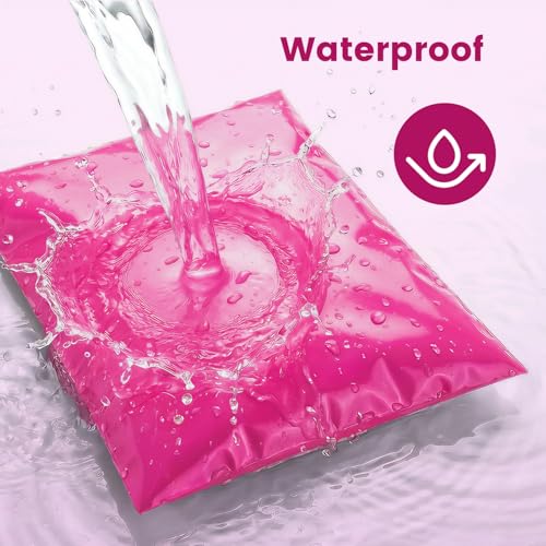 Image of Metronic Pink Poly Mailers 14x19 400 Pack, Heavy Duty Shipping Bags Bulk Self Seal Waterproof Tear Resistant Large Mailing Envelopes, Packaging bags for Small Business, Boutique, Clothing