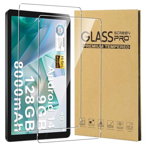 CONAPIKA 2 Stück Schutzfolie für DOOGEE T10W 10 Zoll, 9H Härte Kratzfest Anti-Bläschen Gehärtetes Glas Folie HD-Klar Hohe Empfindlichkeit Anti-Fingerabdruck Displayschutzfolie