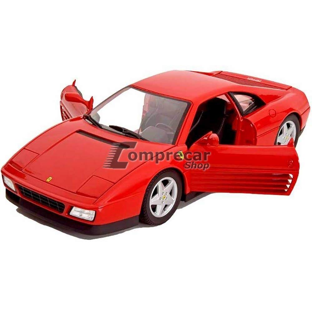 Hot wheels X5532 Ferrari 348 TB Red 1/18 Diecast Car Model by