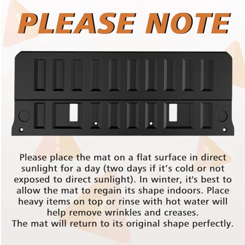 Image of TripleAliners Tailgate Mat Compatible with 2023-2026 Chevy Colorado (StowFlex Tailgate) & GMC Canyon (Multistow Tailgate) Accessories, Tailgate Cover Custom Fit All Weather Protection Pickup Liner