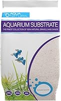 Aqua Natural Sugar White Sand 10lb - Premium Clean Aquarium Substrate for Aquascaping, Vivariums & Terrariums